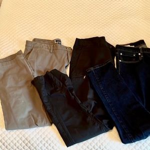 Mens 36 waist pant bundle- Levi’s, jcrew, Club Room